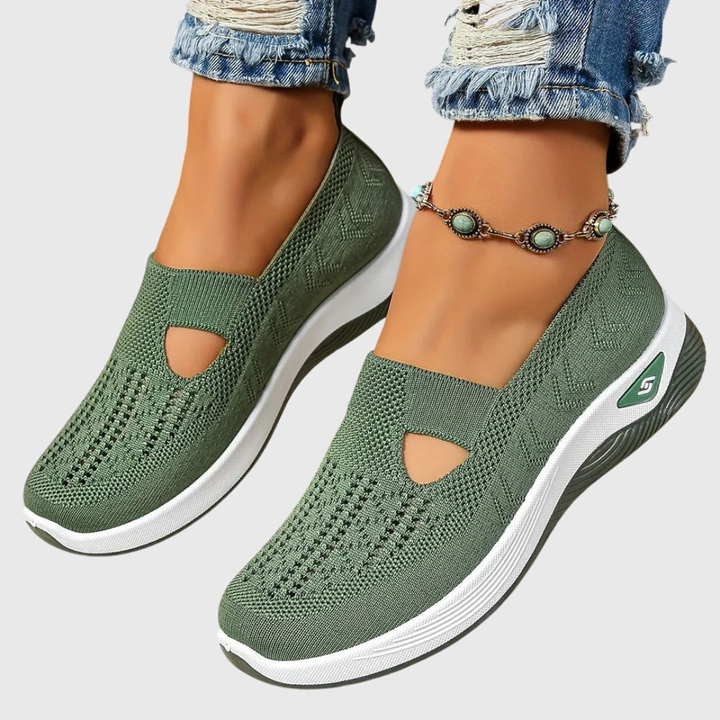 Frieda | Baskets à enfiler en tricot respirantes pour femmes