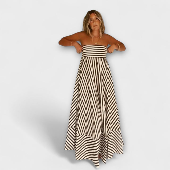 Robe maxi avec t-shirt à volants de Nuit Enchantée