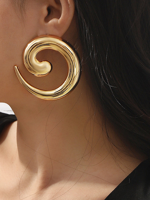 Boucles d'oreilles pendantes géométriques