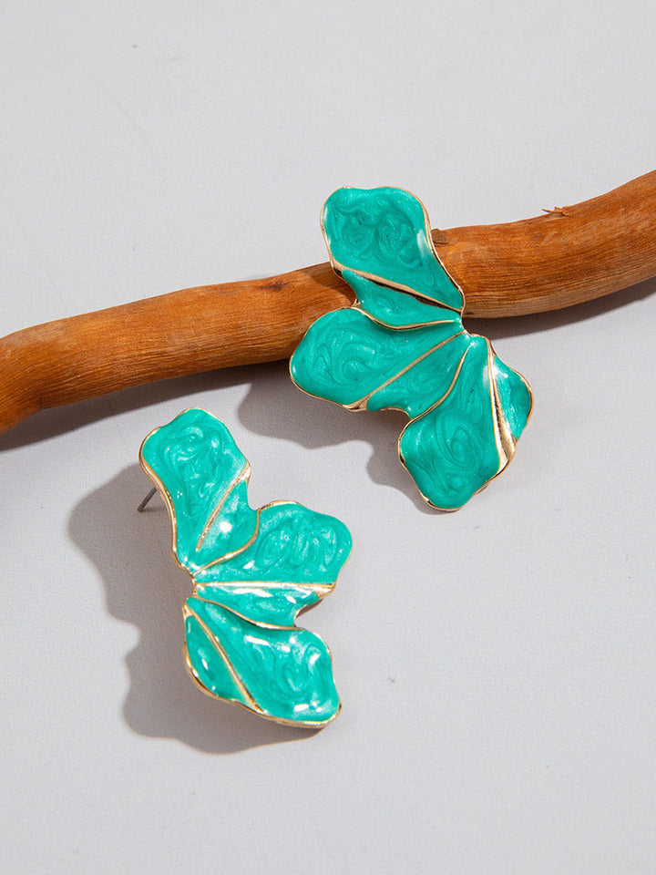 Boucles d'oreilles en forme de fleur