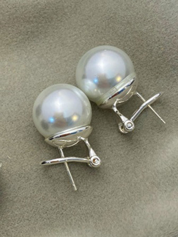 Accessoires de boucles d'oreilles en perles d'imitation géométriques