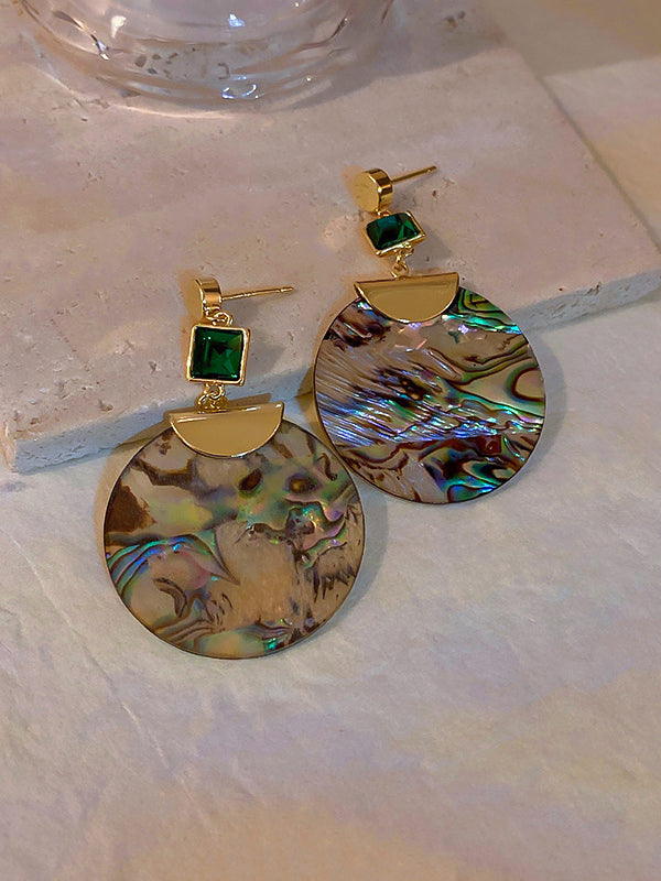 Accessoires de boucles d'oreilles acryliques géométriques urbaines