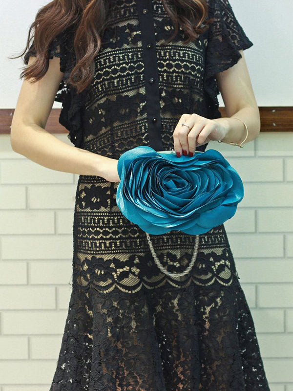 Sac à main à fleurs en 3D