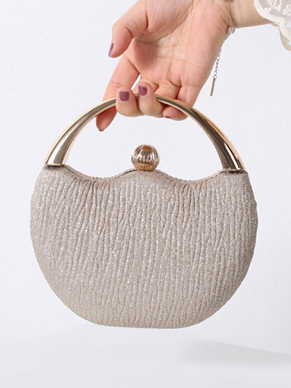 Sac à paillettes brillantes à rabat vintage