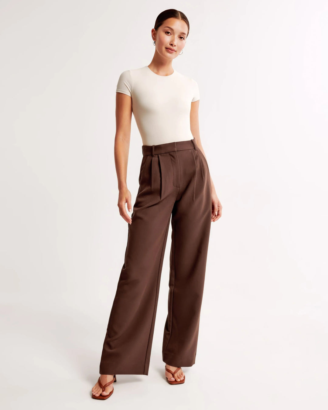 Pantalon Long à Taille Haute pour Femmes