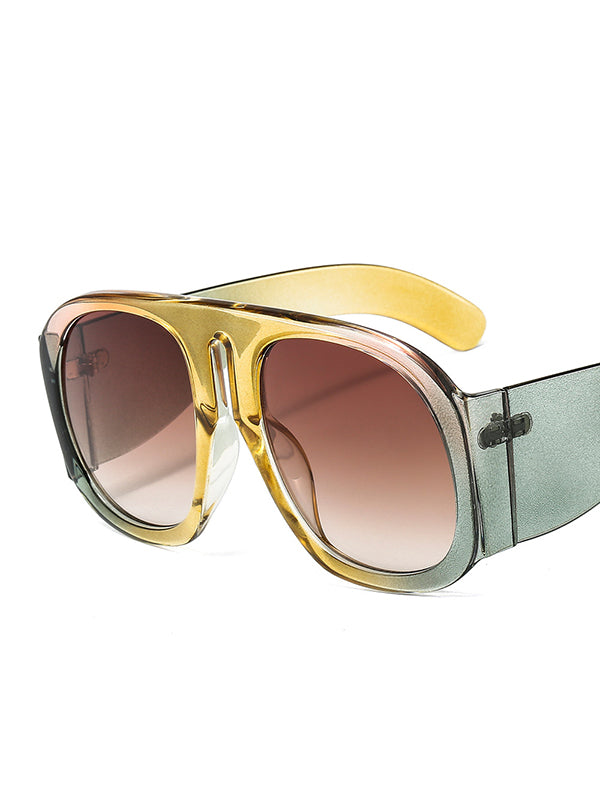 Lunettes de soleil géométriques anti-UV