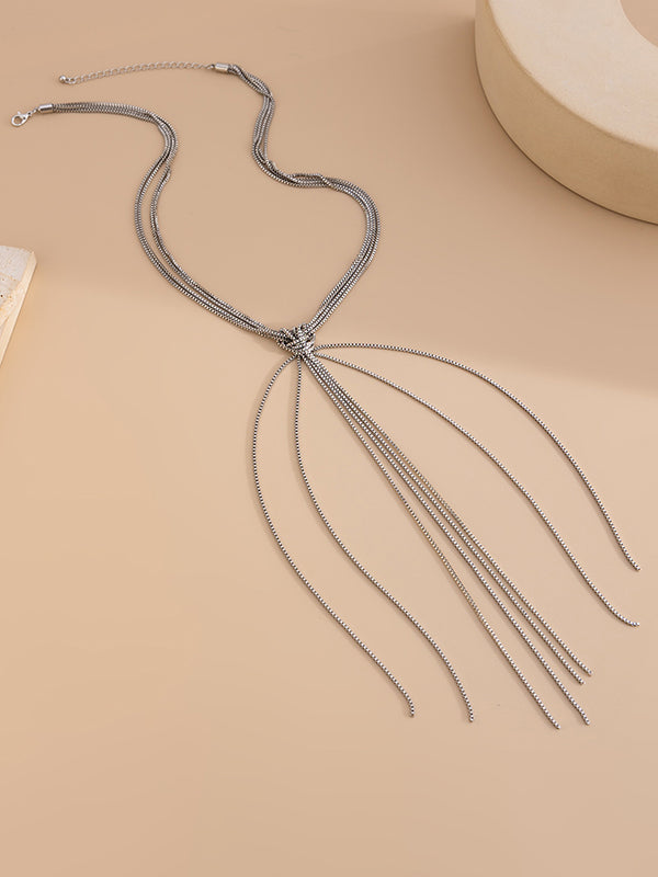 Collier à pompons