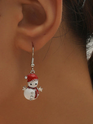 Boucles d'oreilles géométriques à coupe irrégulière