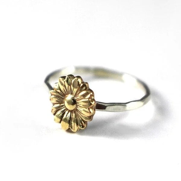 Bague en Or Tournesol