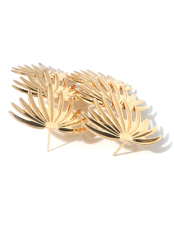 Boucles d'oreilles pendantes géométriques couleur unie