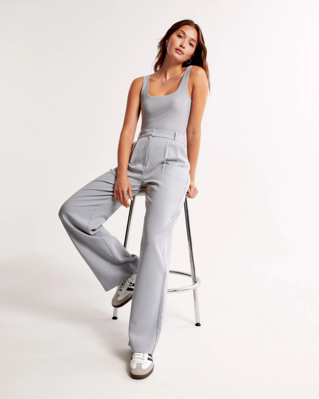 Pantalon Long à Taille Haute pour Femmes
