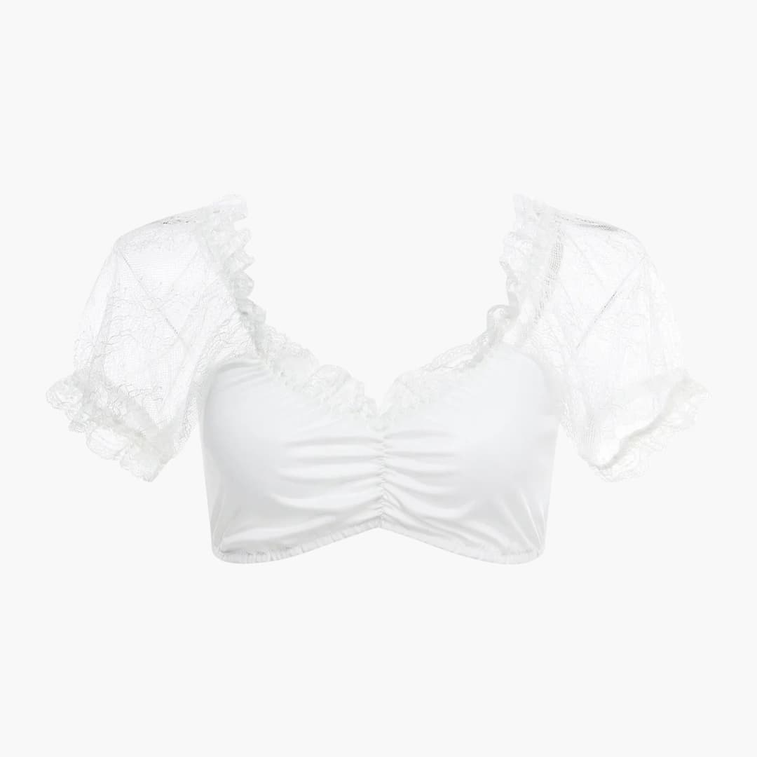 Blouse Dirndl Élégante pour Femmes - Oktoberfest 2025