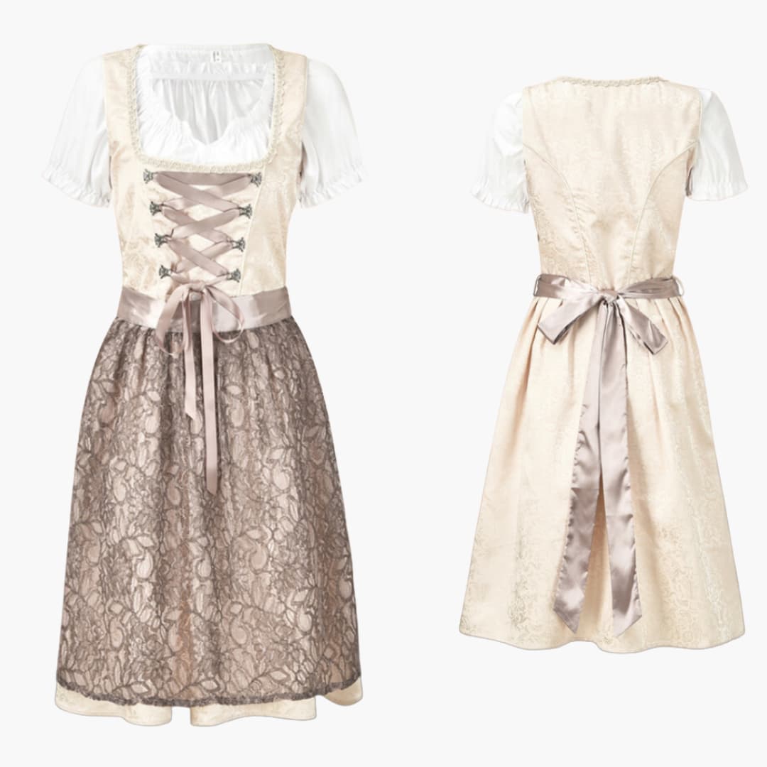 Robe Dirndl Trachten pour femmes - Oktoberfest 2025