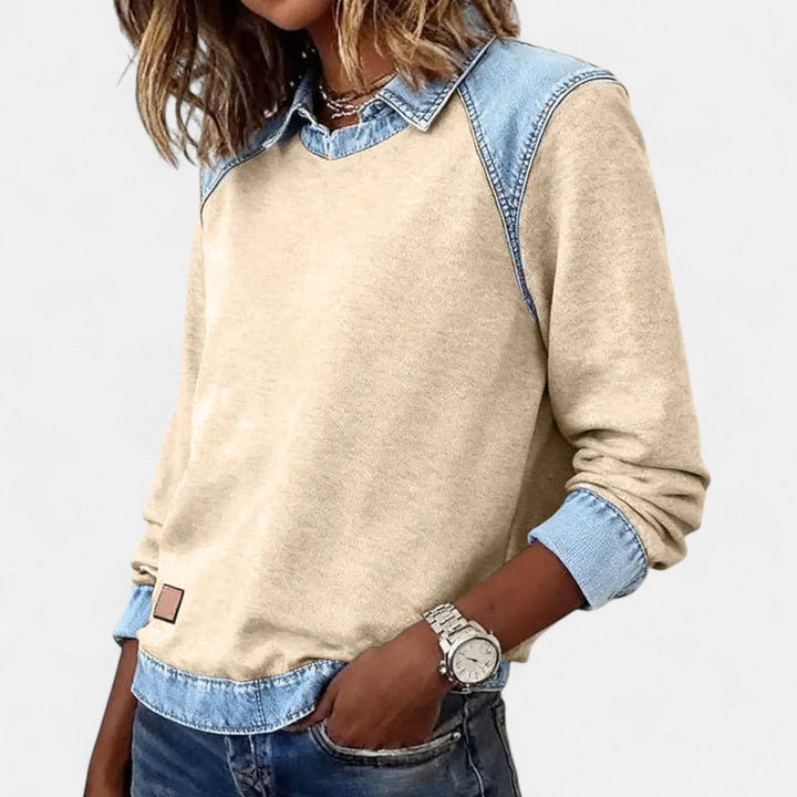 Lina | T-shirt à manches longues pour femmes moderne et chic