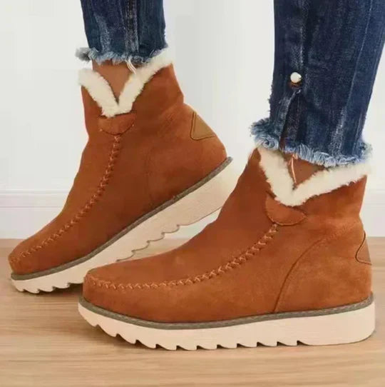 Ionna - bottes pour femmes en peluche de laine de mouton