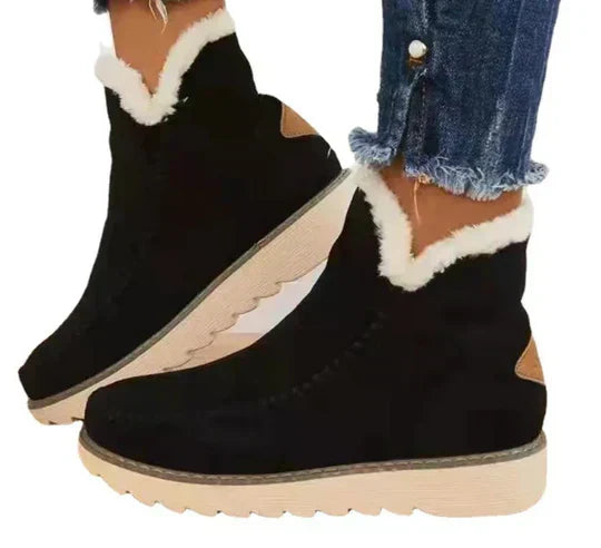 Ionna - bottes pour femmes en peluche de laine de mouton