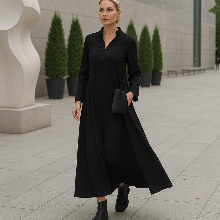 Emmi - Robe maxi pour femmes pour le soir avec coupe élégante