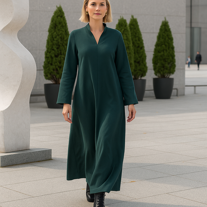 Emmi - Robe maxi pour femmes pour le soir avec coupe élégante