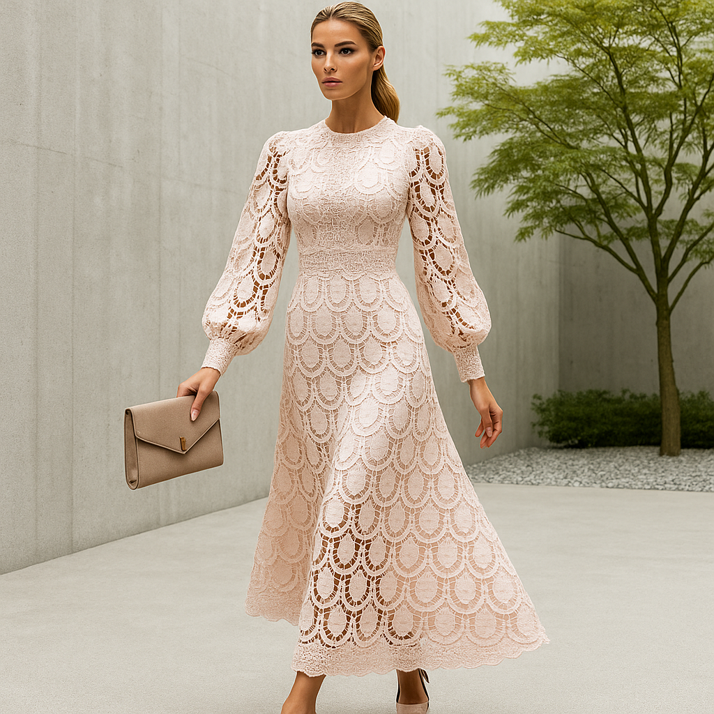 Alisha - Robe de soirée en dentelle pour femmes avec un design élégant