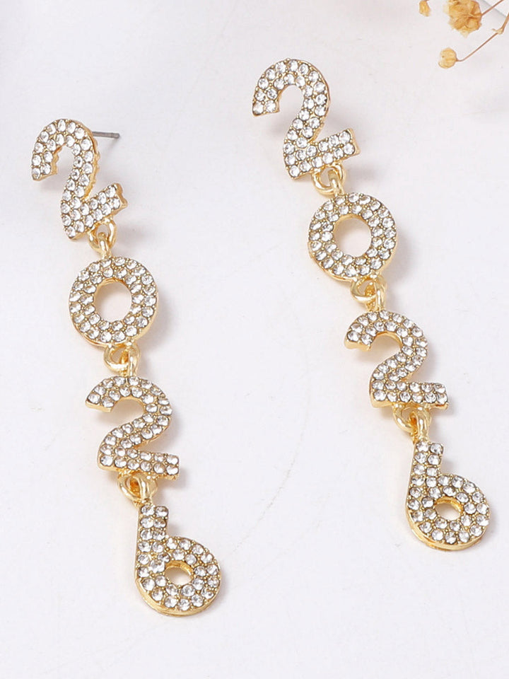 Boucles d'oreilles brillantes à motifs figuratifs, à strass