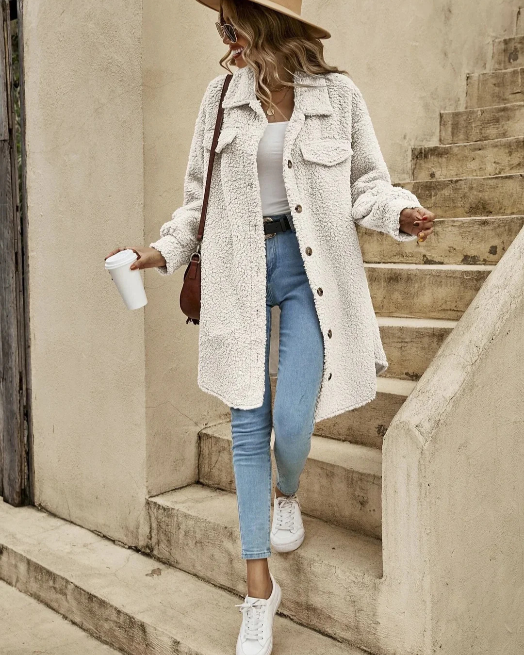 Katia - Manteau Teddy chaud pour femmes