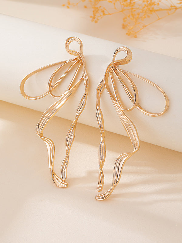 Boucles d'oreilles pendantes géométriques