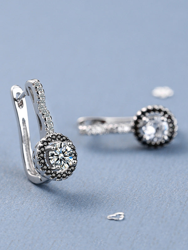Boucles d'oreilles à strass