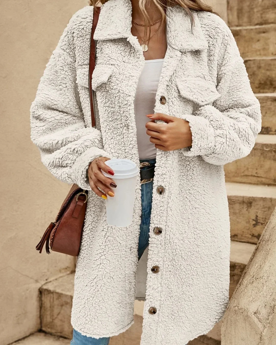 Katia - Manteau Teddy chaud pour femmes