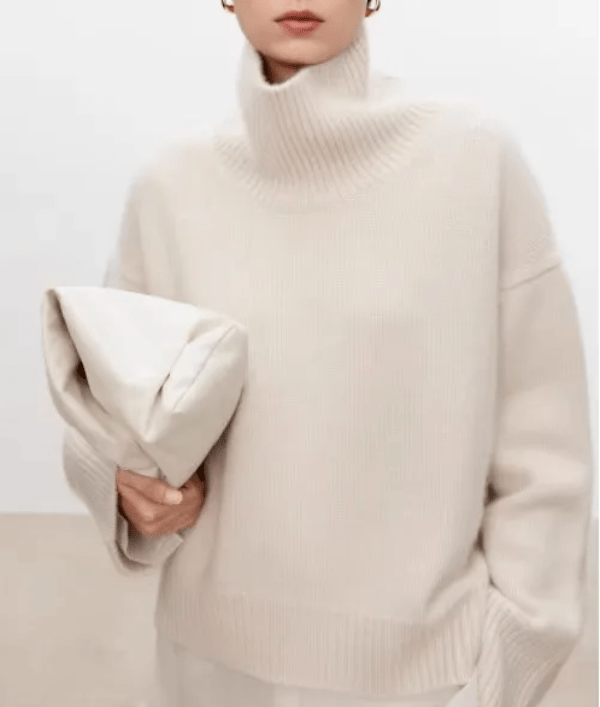 Lea | Pull élégant pour femmes avec col roulé