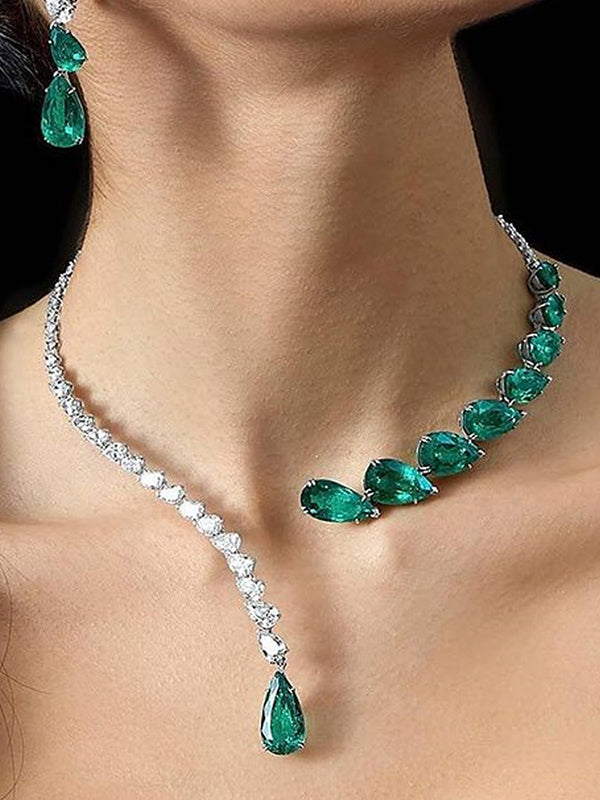 Collier en cristal original et élégant