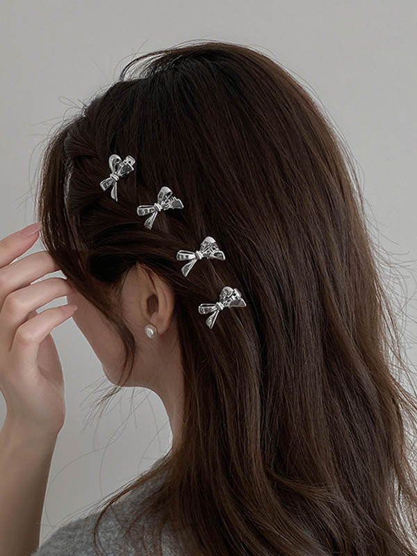 Pinces à cheveux à nœud
