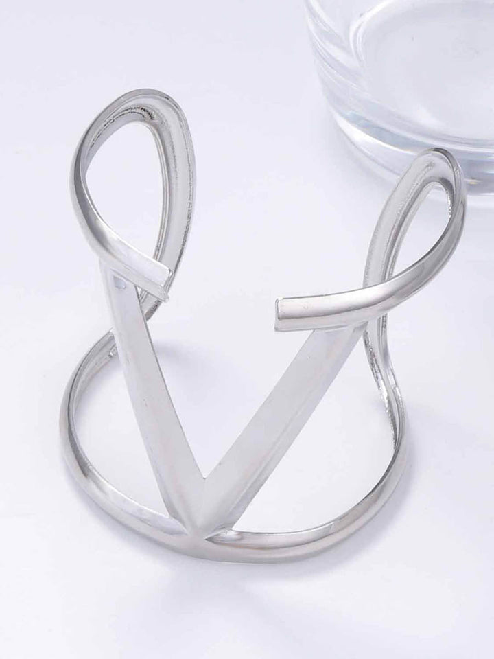 Bracelet géométrique à coupe irrégulière