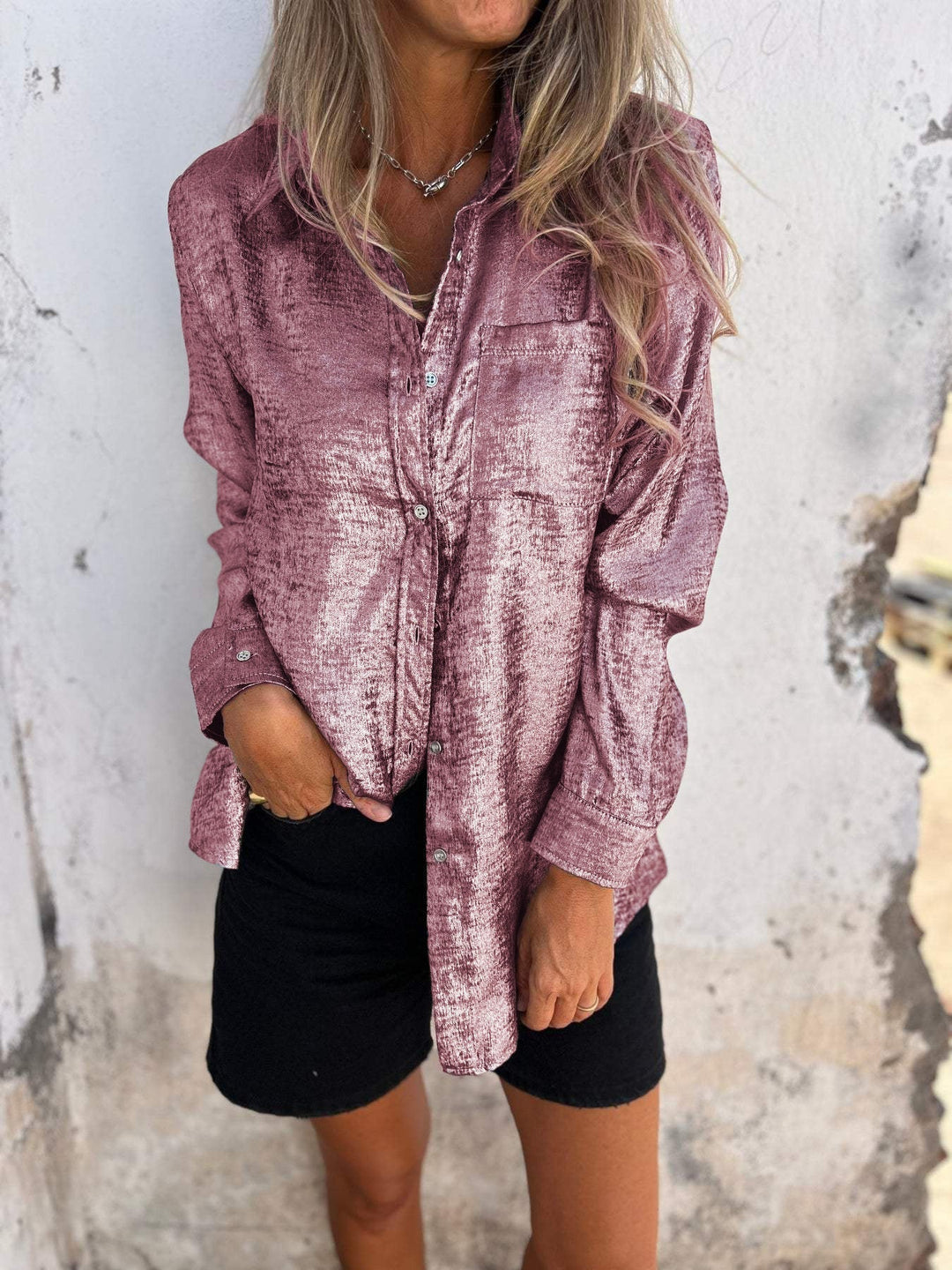 Marlene - Blouse en Soie Élégante