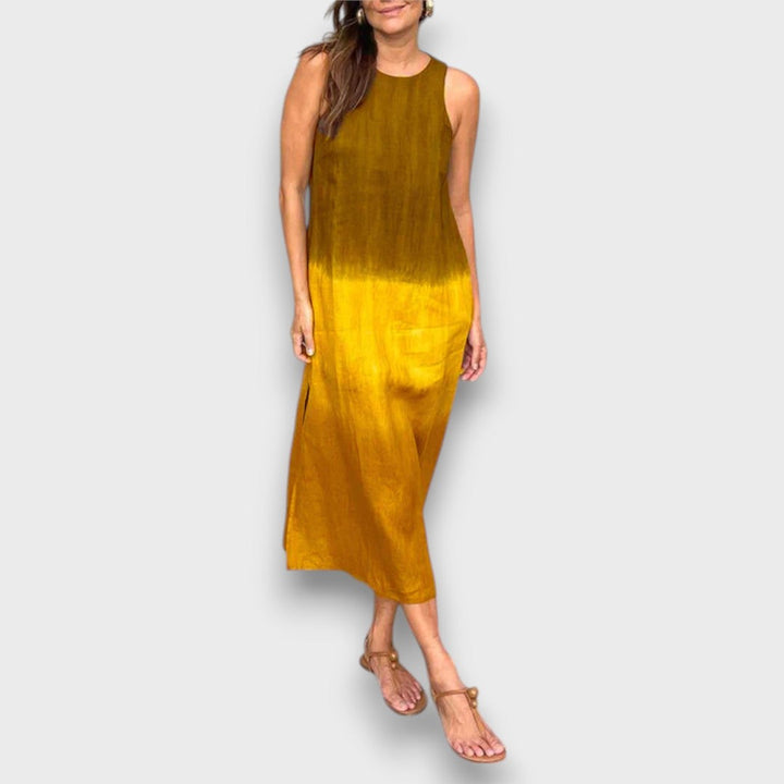 Elvani – Robe midi avec un dégradé de couleurs doux