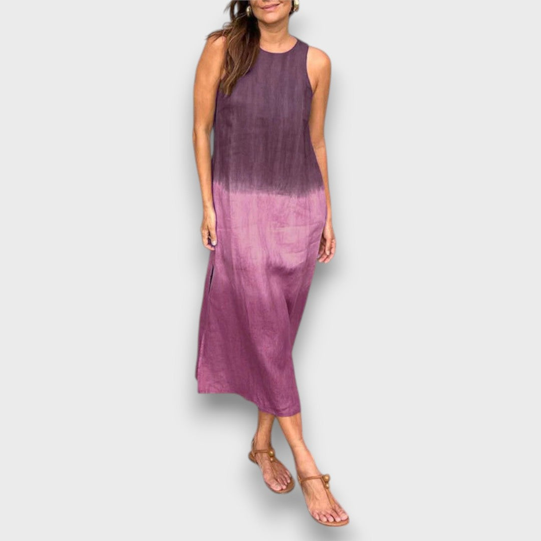 Elvani – Robe midi avec un dégradé de couleurs doux