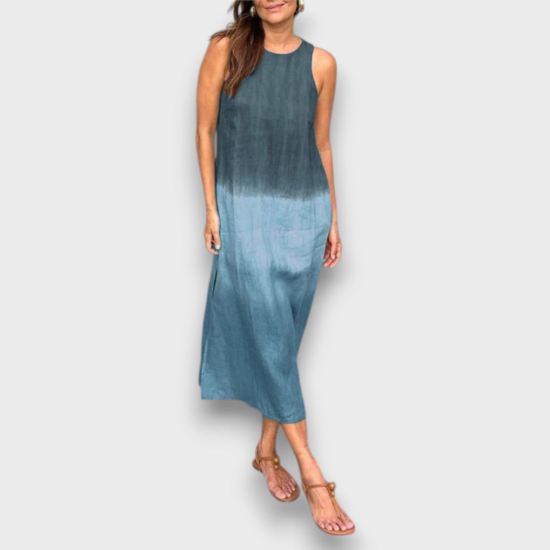 Elvani – Robe midi avec un dégradé de couleurs doux