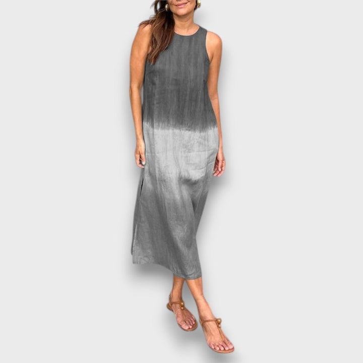 Elvani – Robe midi avec un dégradé de couleurs doux