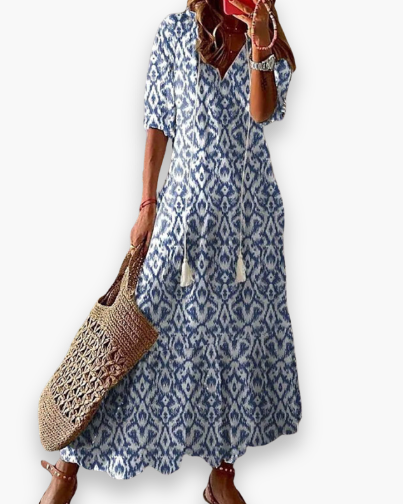 Robe de soirée élégante A-ligne pour femmes | Maxi