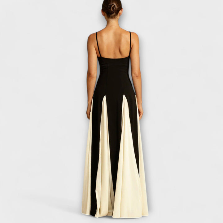 Ember - Robe maxi A-line classique avec détails en tulle