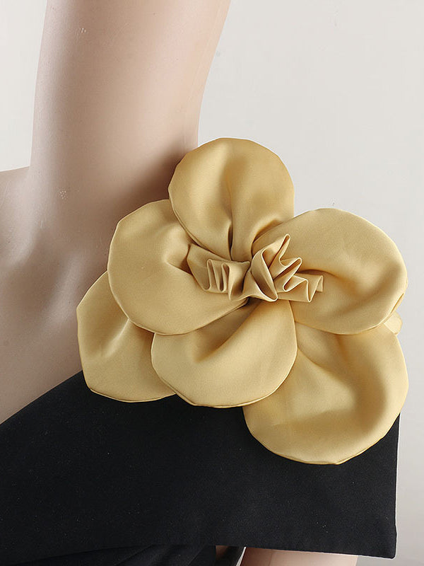 Broche à fleurs en 3D
