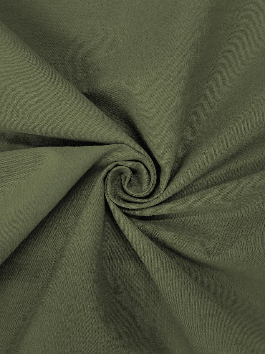 Robe longue à fermeture éclair, à poches, sans manches, taille haute, à col en V, couleur unie