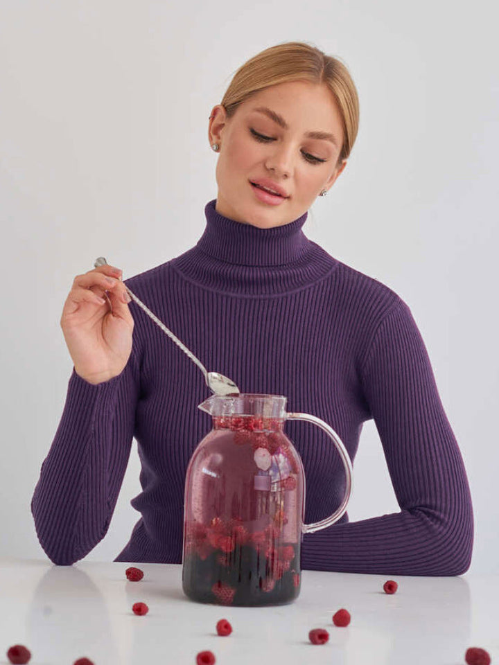 Pull à col roulé classique pour femmes | Décontracté