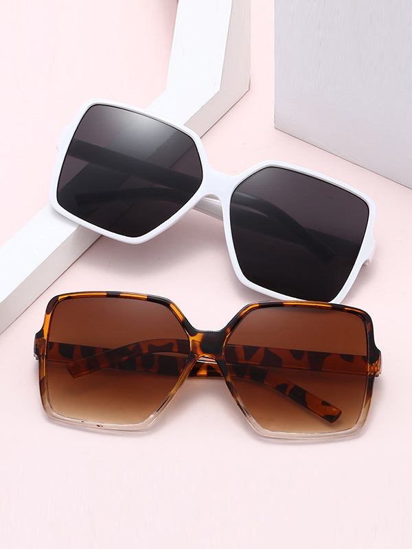 Lunettes de soleil géométriques anti-UV
