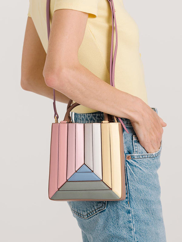 Sac à main réglable multicolore
