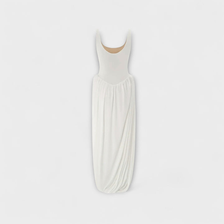 Lyvianne – Robe maxi à silhouette drapée