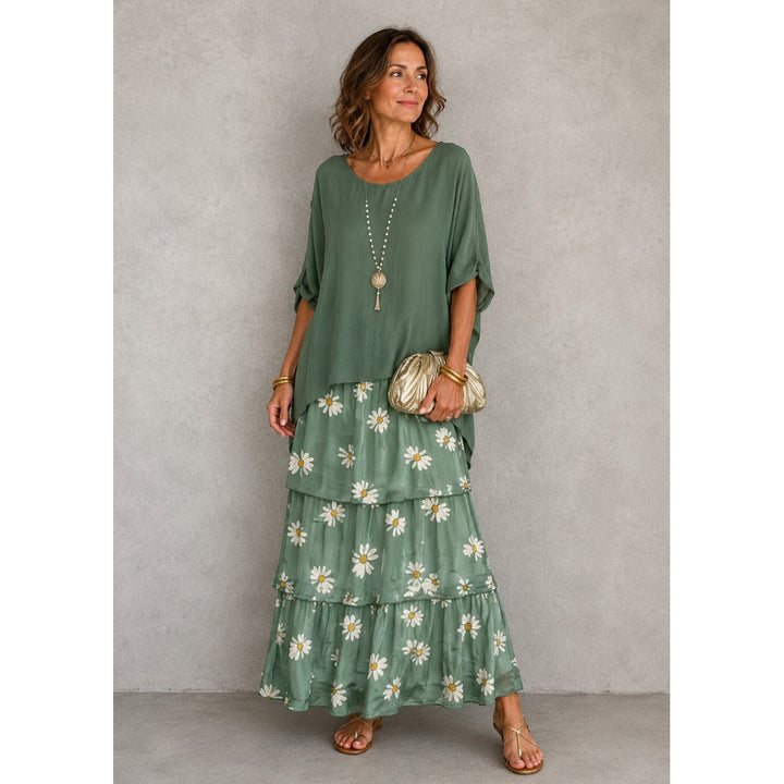 Lara | Robe maxi fluide élégante