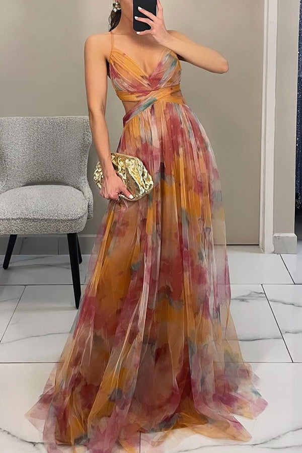 Alina | Robe Maxi Brillante