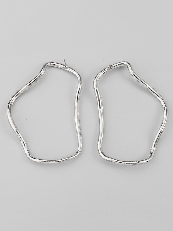 Boucles d'oreilles pendantes géométriques normcore