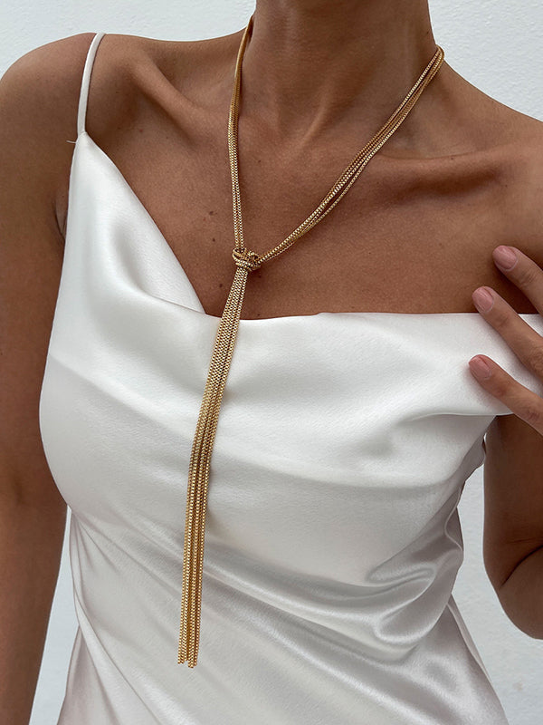 Collier à pompons