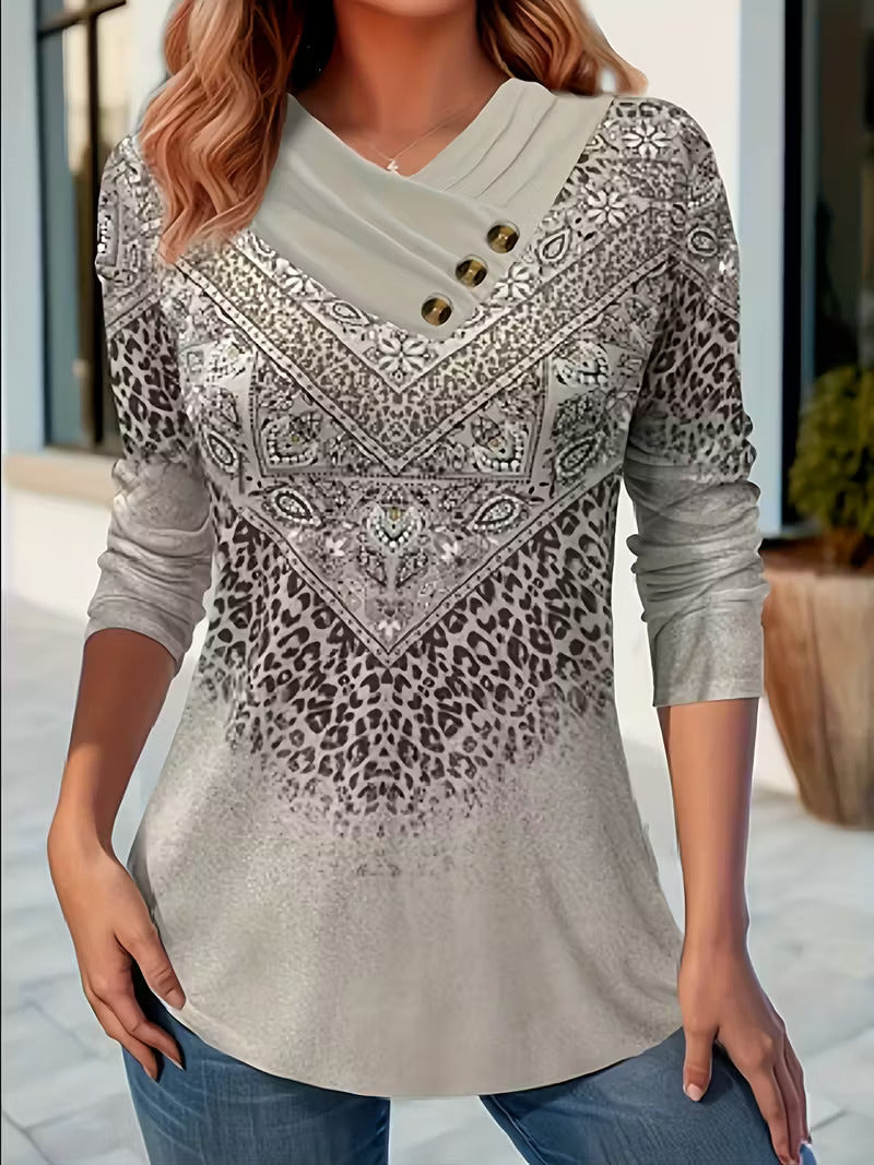Dainora – Robe Minikleid de Style Ethnique avec Imprimés Tatar
